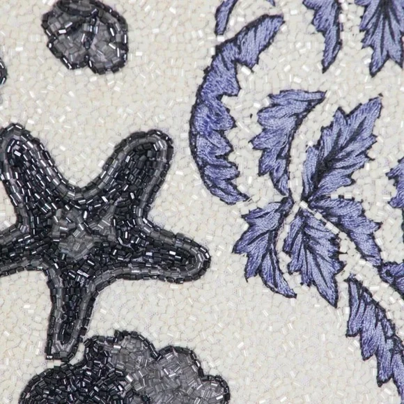 Oceanus New Orleans Hand-Beaded White Dress - Picture 5 of 5